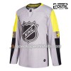 2018 NHL All-Star Metro Division Blank Adidas Grijs Authentic Shirt - Kinderen